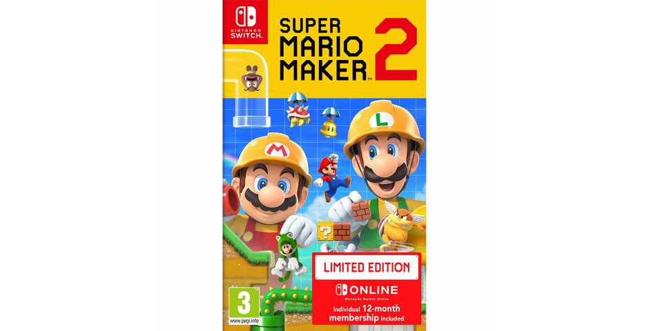Super Mario Maker 2 - Limited Edition (игра + подписка) [Switch]